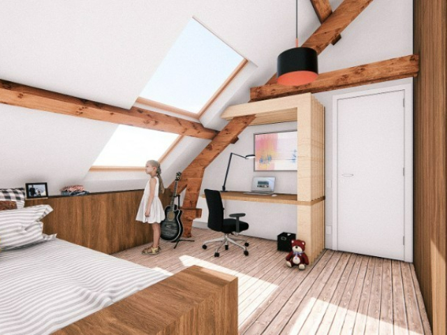 Comment transformer un grenier en chambres d'enfants confortables ?